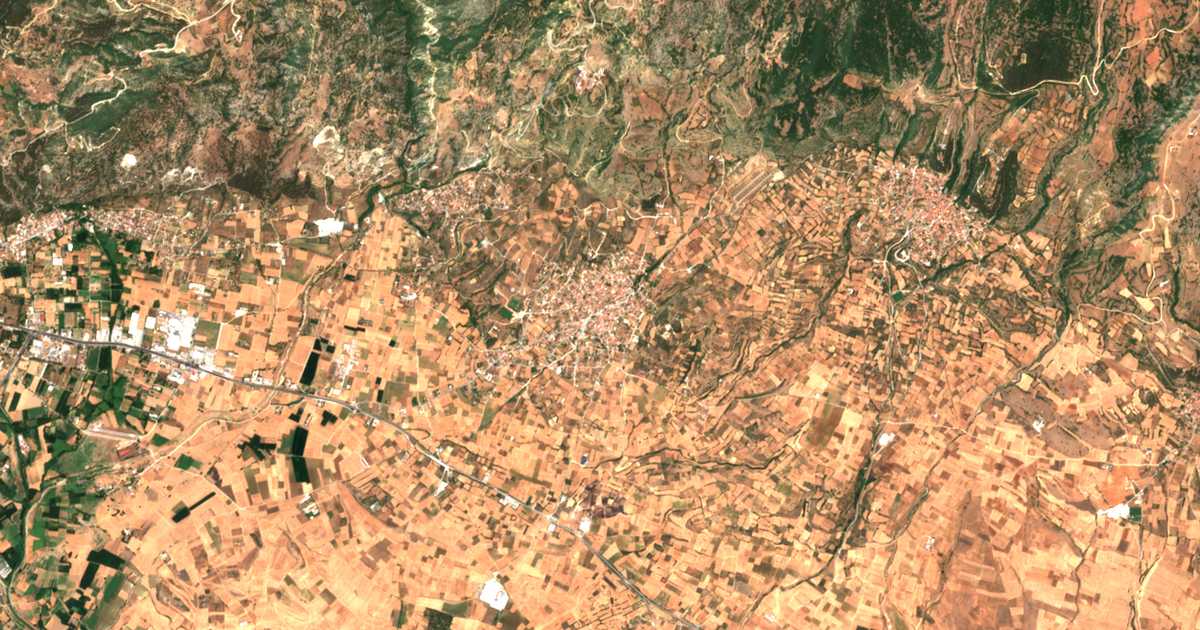Satellitenkarte von Néon Soúlion