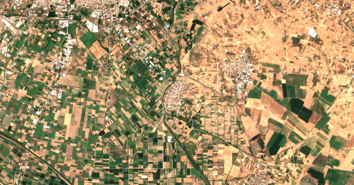 Satellitenkarte von Neochórion