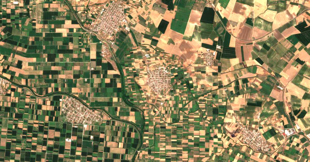Satellitenkarte von Psychikón