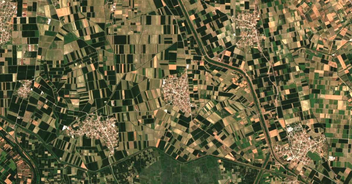 Satellitenkarte von Ammoudiá