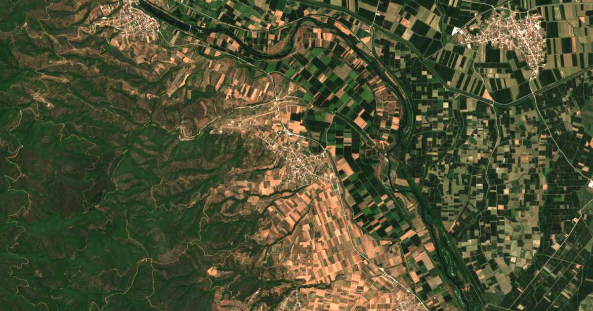Satellitenkarte von Cheímarros