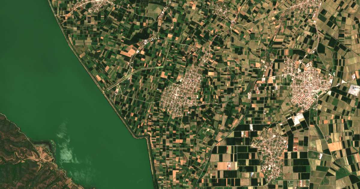 Satellitenkarte von Chrysochórafa