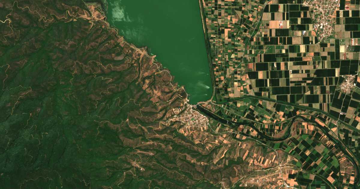 Satellitenkarte von Lithótopos