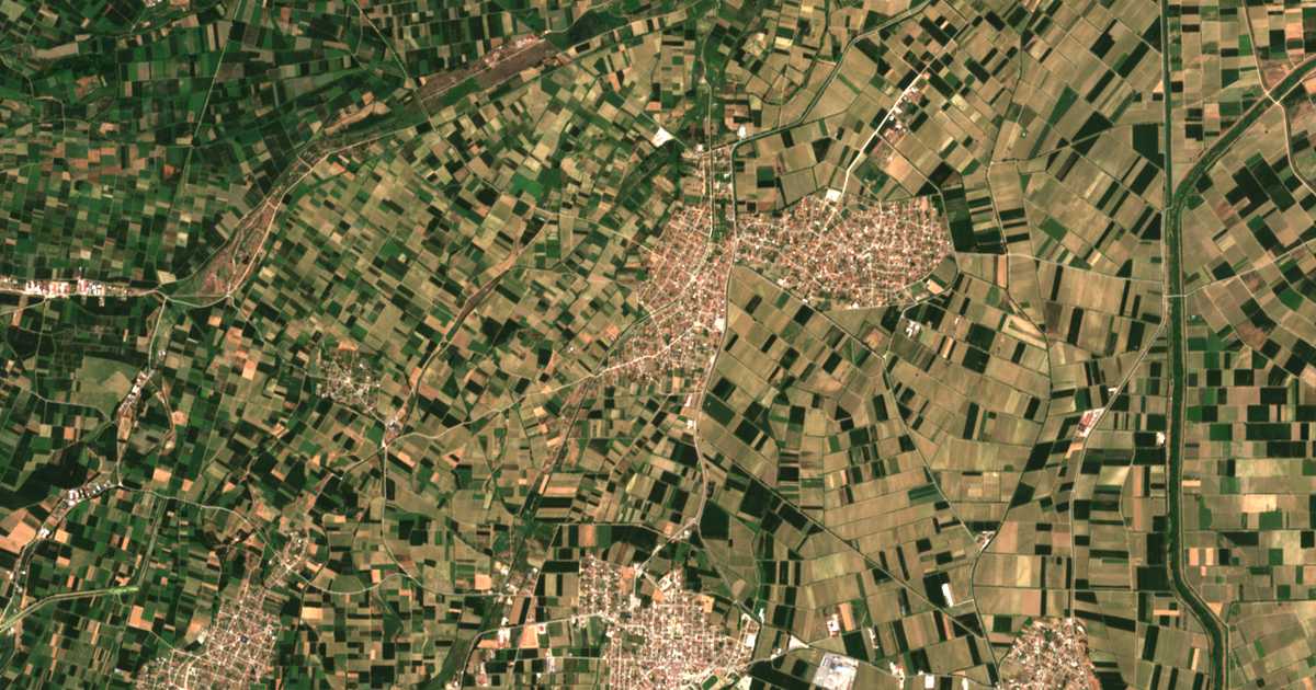 Satellitenkarte von Pontisménon