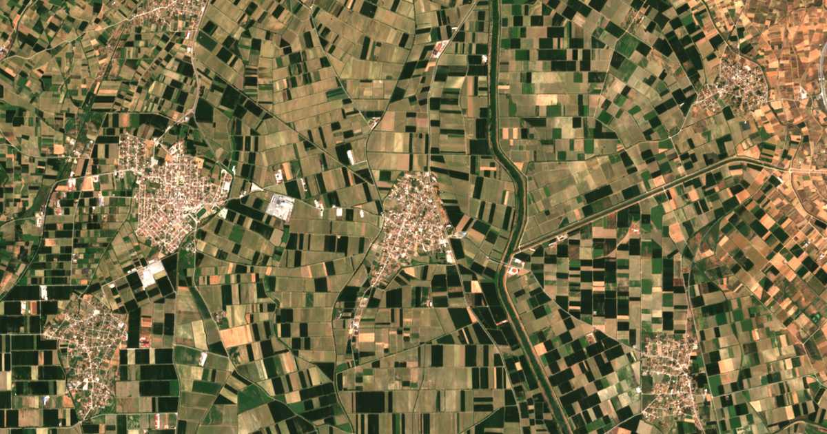 Satellitenkarte von Valterón