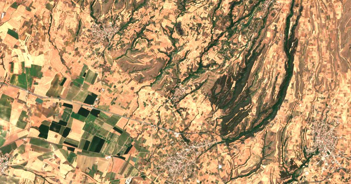 Satellitenkarte von Ágios Christóforos