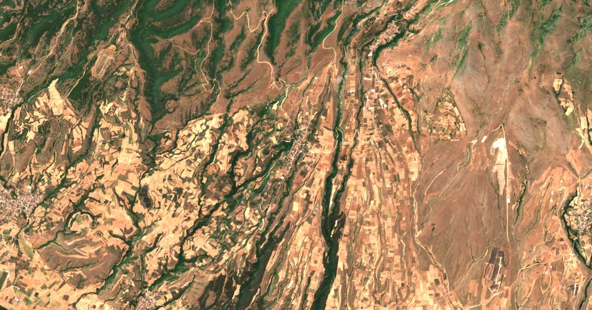 Satellitenkarte von Anastasía