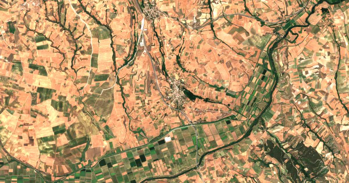 Satellitenkarte von Dímitra