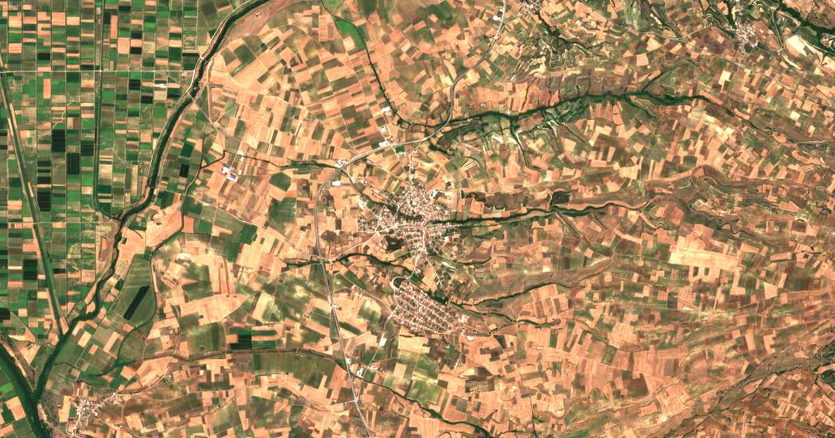 Satellitenkarte von Dravískos