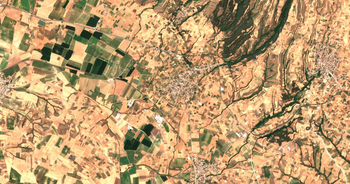 Satellitenkarte von Gázoros