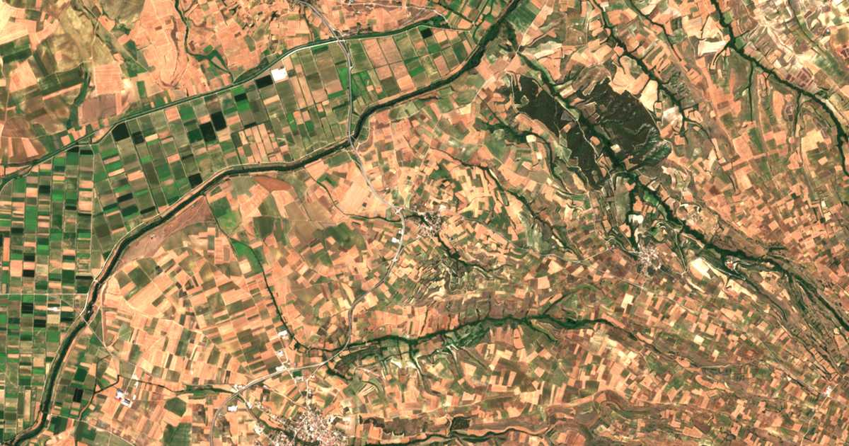 Satellitenkarte von Myrríni