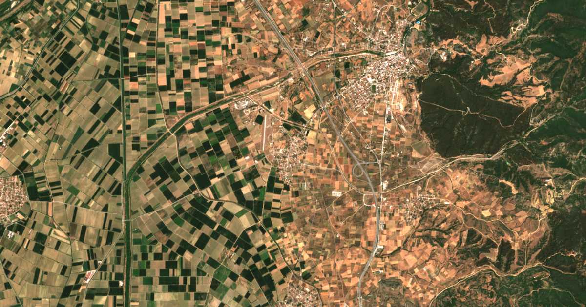 Satellitenkarte von Chorterón
