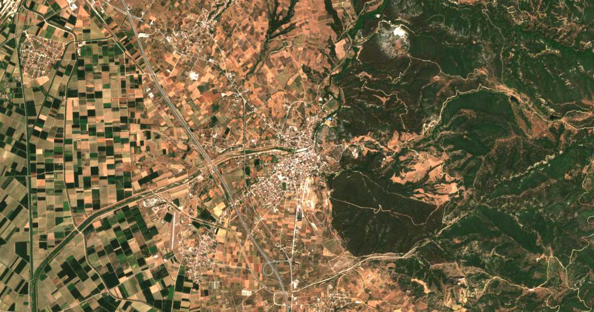 Satellitenkarte von Sidirokastro