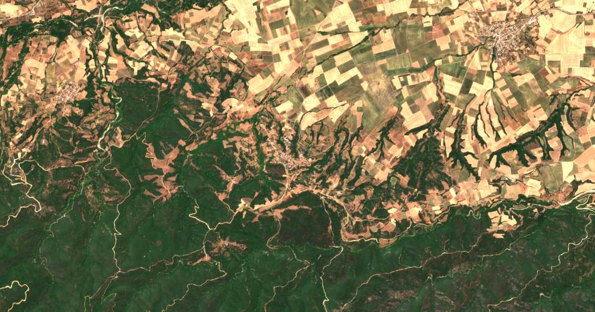 Satellitenkarte von Aidonochórion