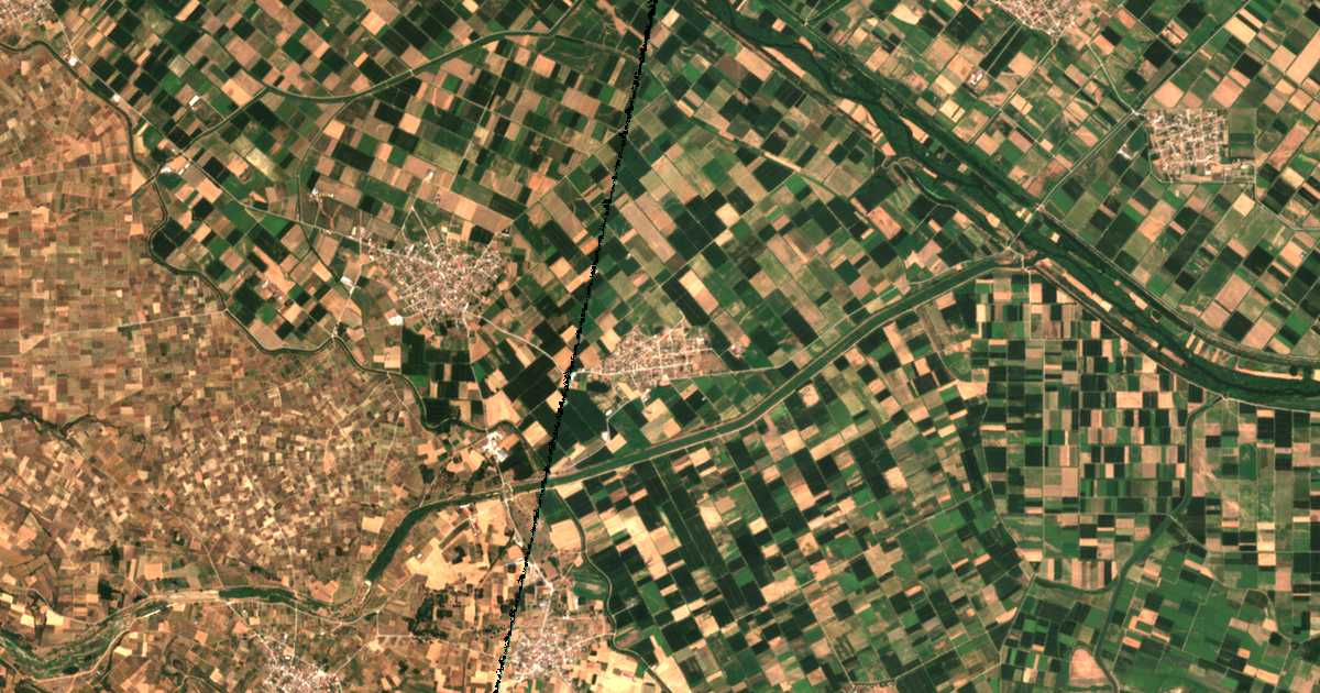 Satellitenkarte von Lygariá