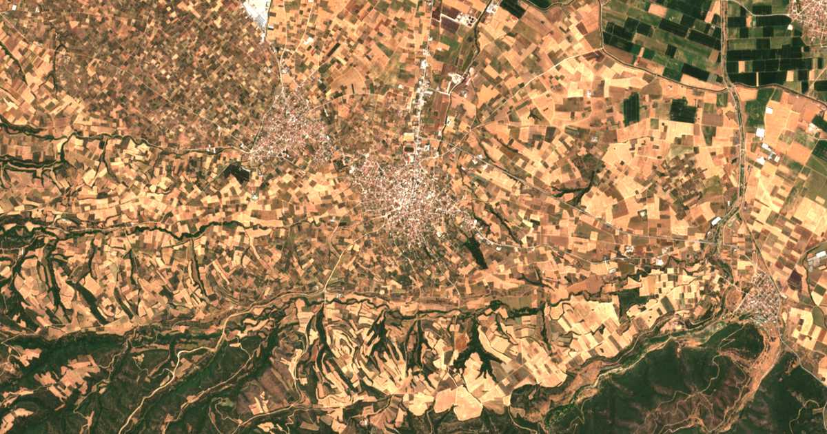 Satellitenkarte von Nigrita