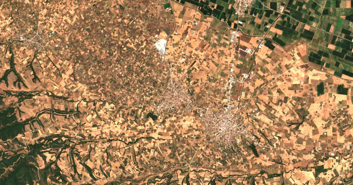 Satellitenkarte von Terpní