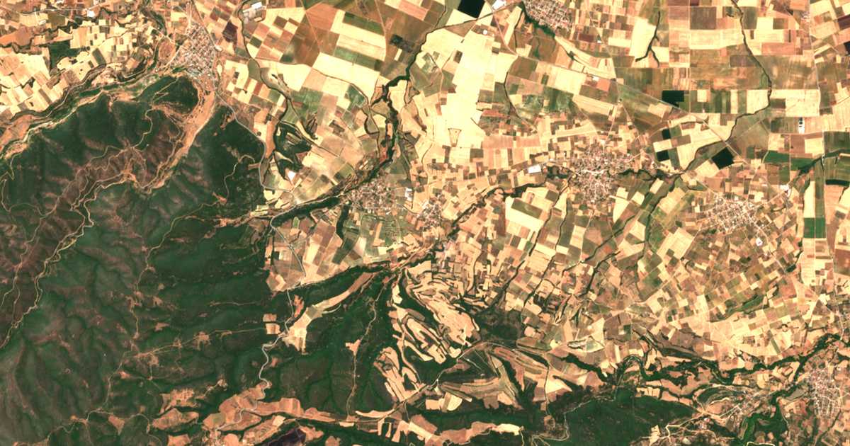 Satellitenkarte von Zervochórion