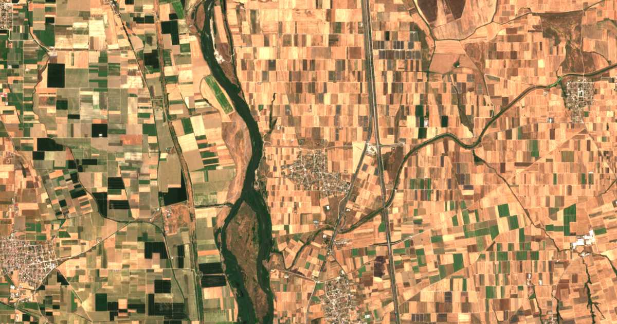 Satellitenkarte von Akropótamos