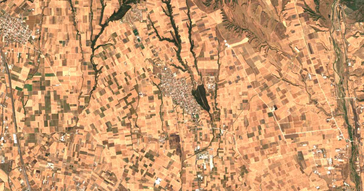 Satellitenkarte von Nea Mesimvria