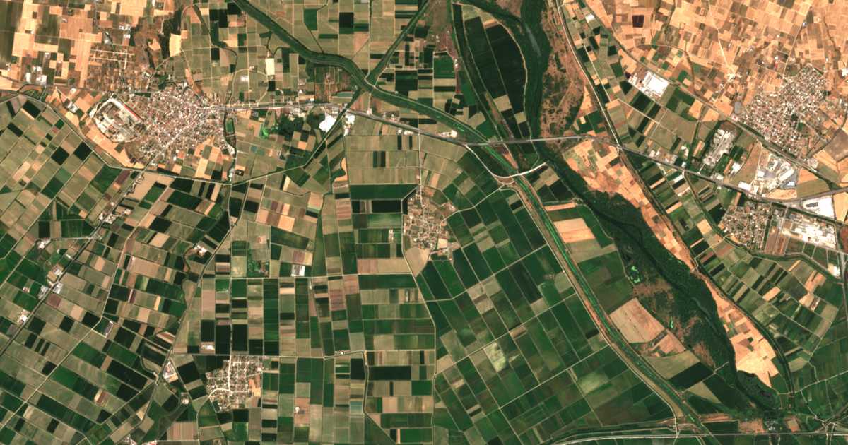 Satellitenkarte von Valtochórion