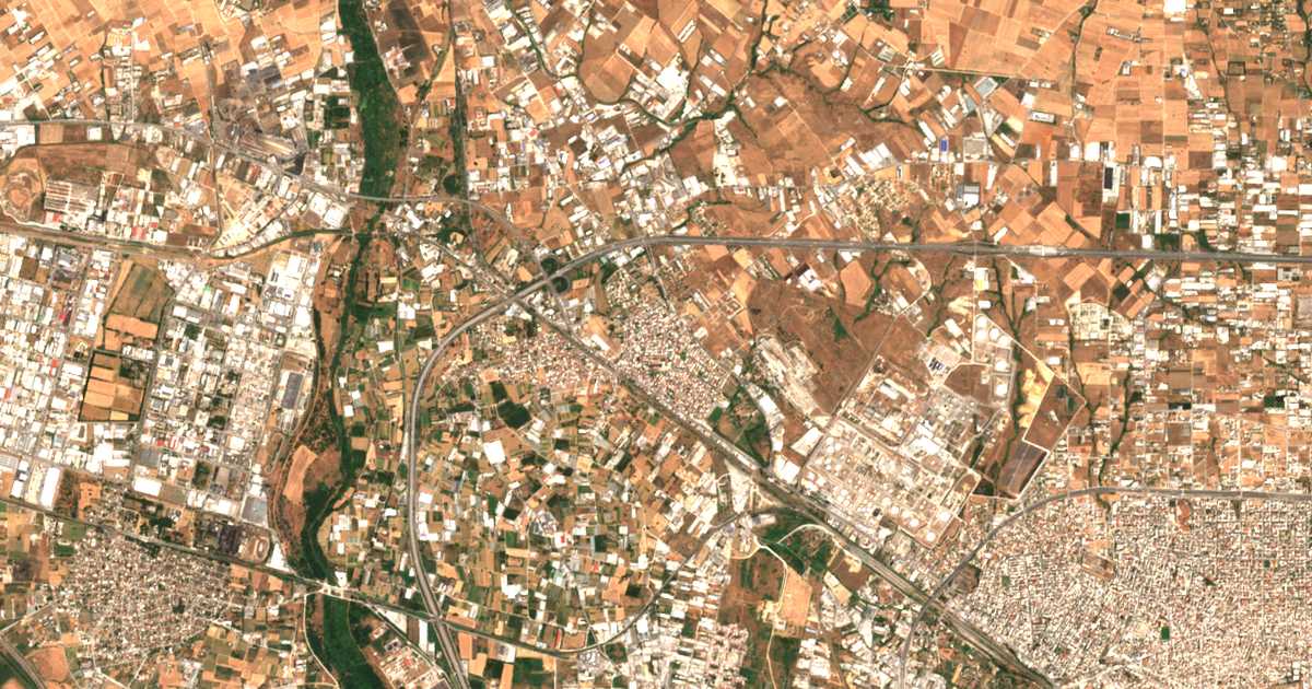 Satellitenkarte von Diavatá
