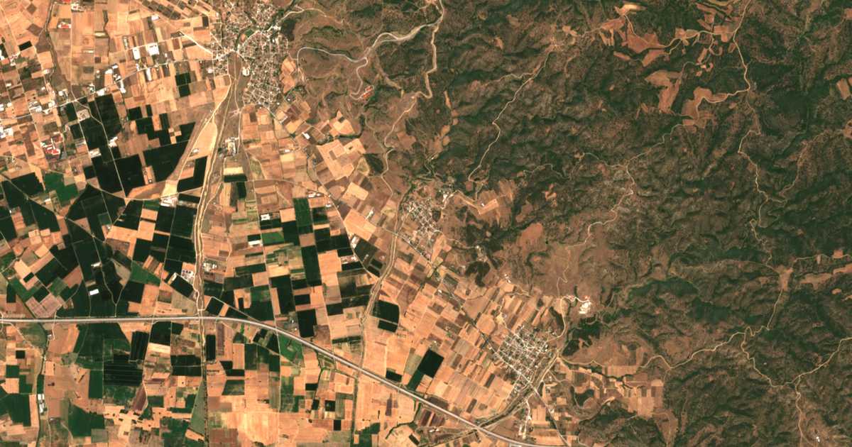 Satellitenkarte von Drakóntio