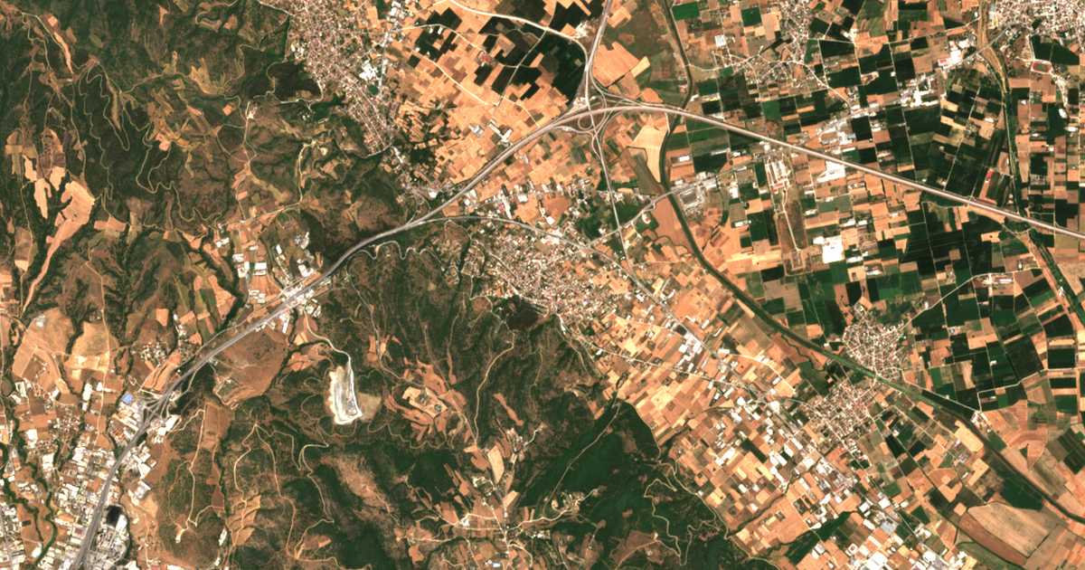 Satellitenkarte von Lagyná