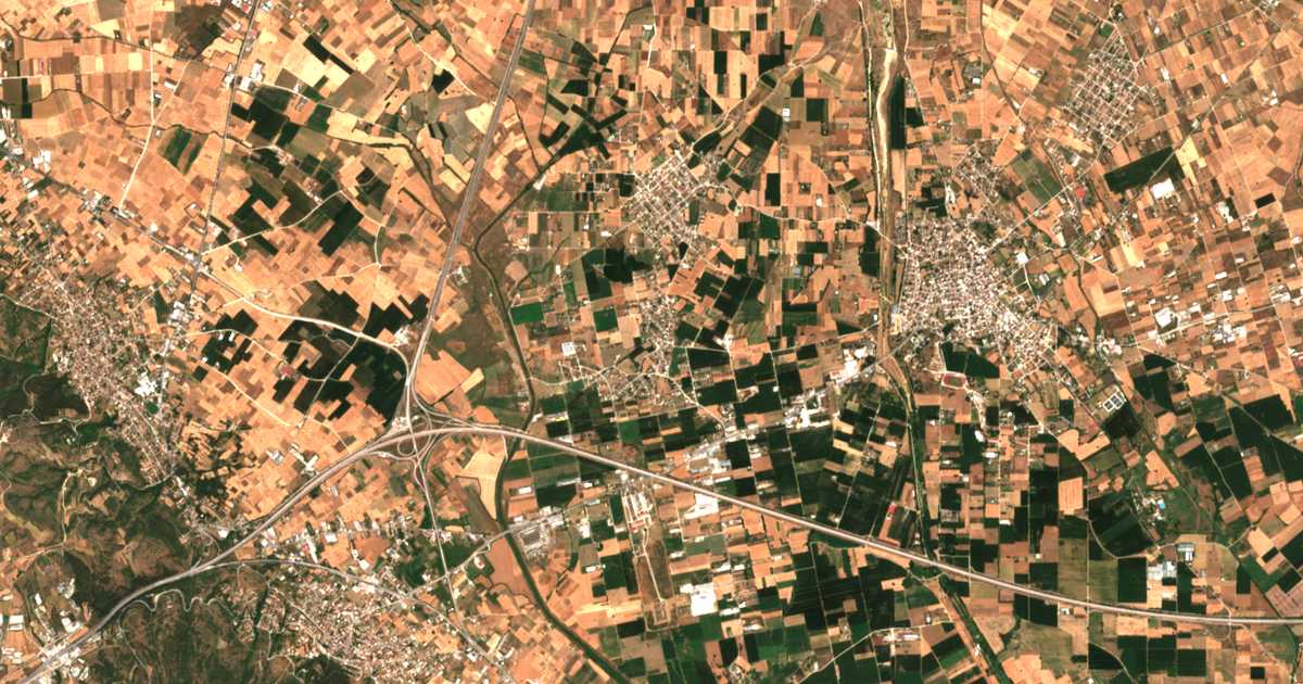 Satellitenkarte von Perivolákion