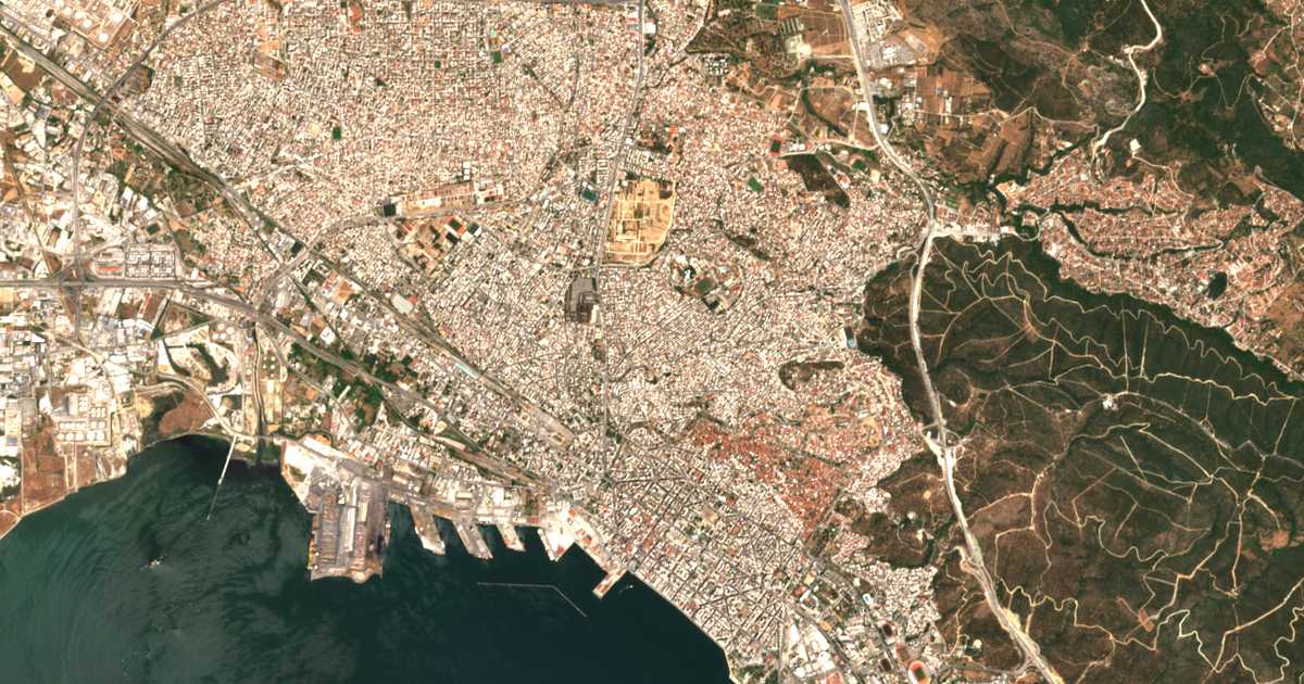 Satellitenkarte von Neapoli