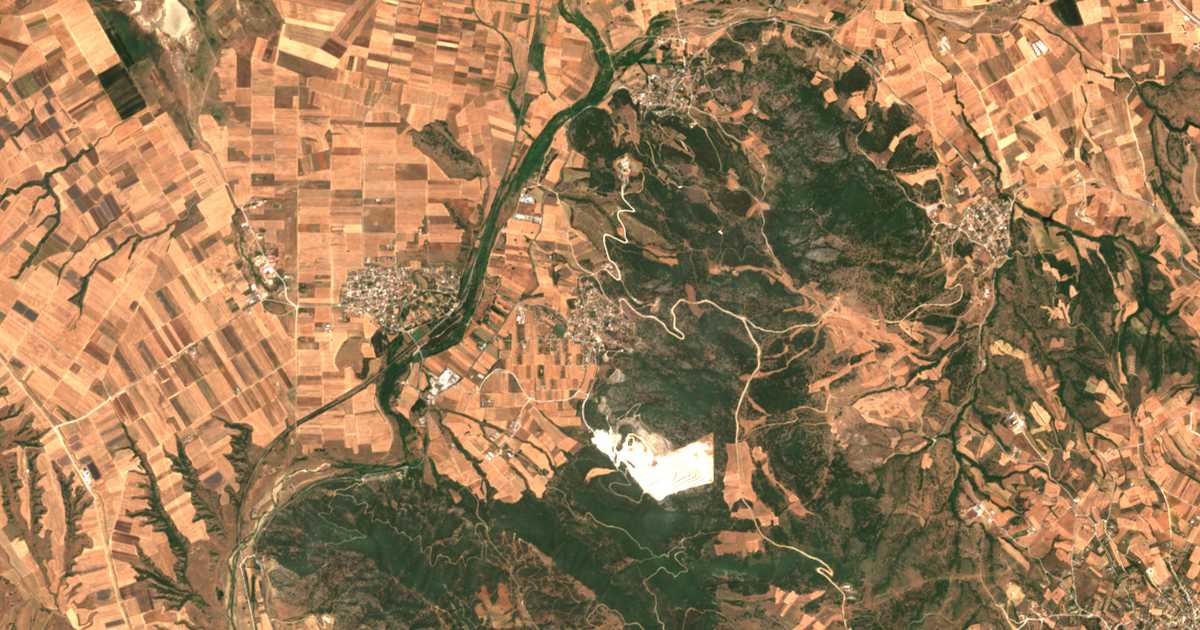 Satellitenkarte von Mesaíon