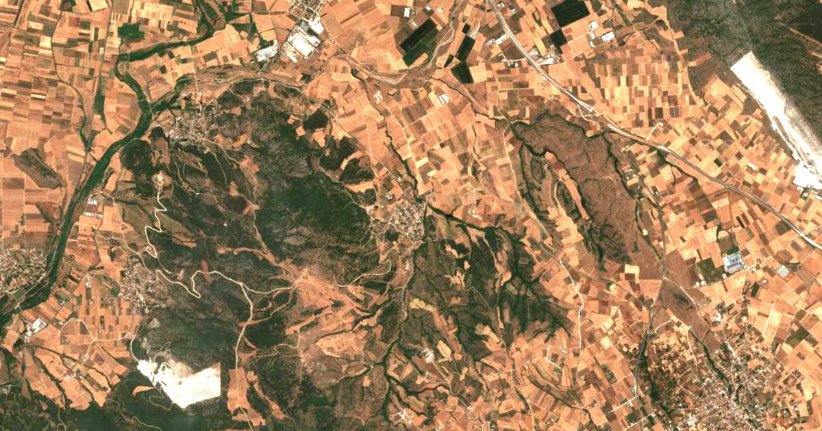 Satellitenkarte von Monólofon