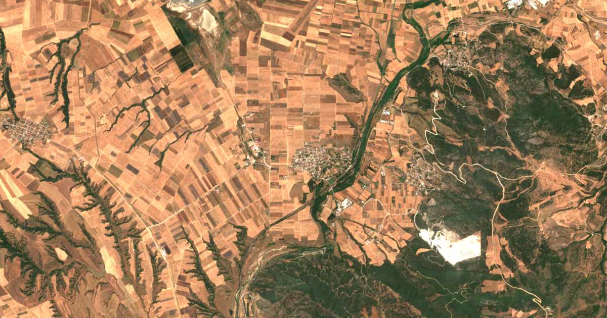 Satellitenkarte von Néa Filadélfeia