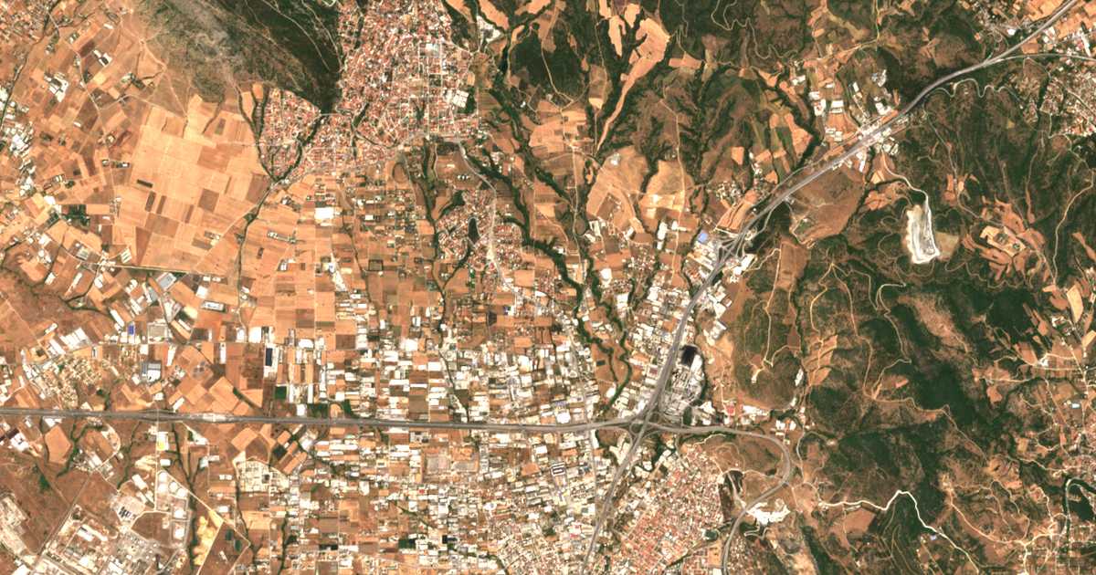 Satellitenkarte von Neókastro