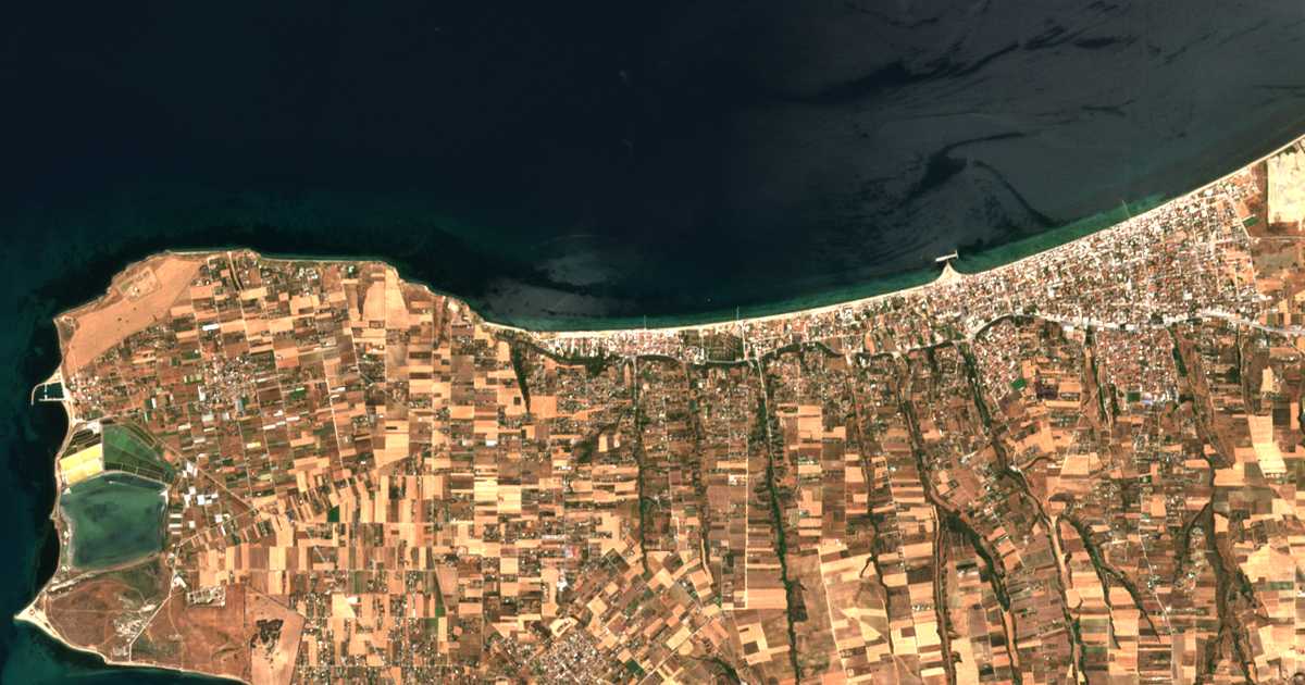 Satellitenkarte von Agía Triás
