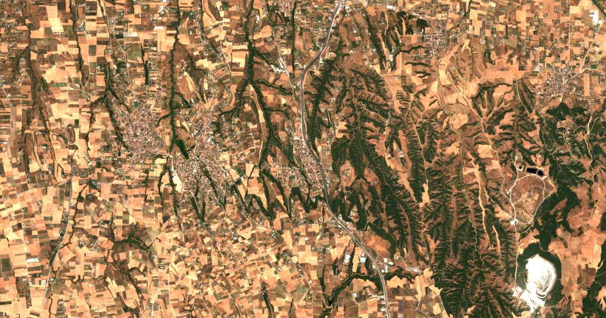 Satellitenkarte von Kardiá