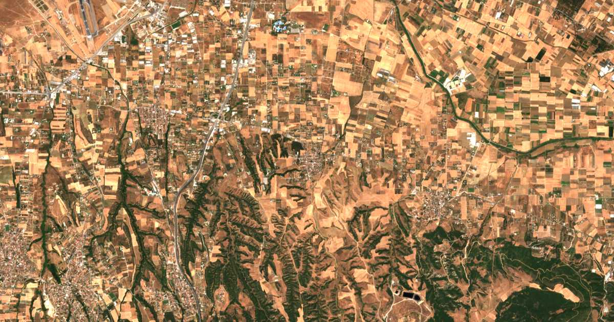 Satellitenkarte von Tagarádes