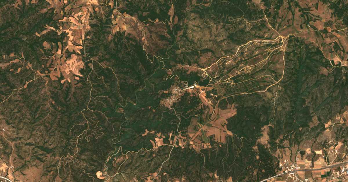 Satellitenkarte von Mikrokómi