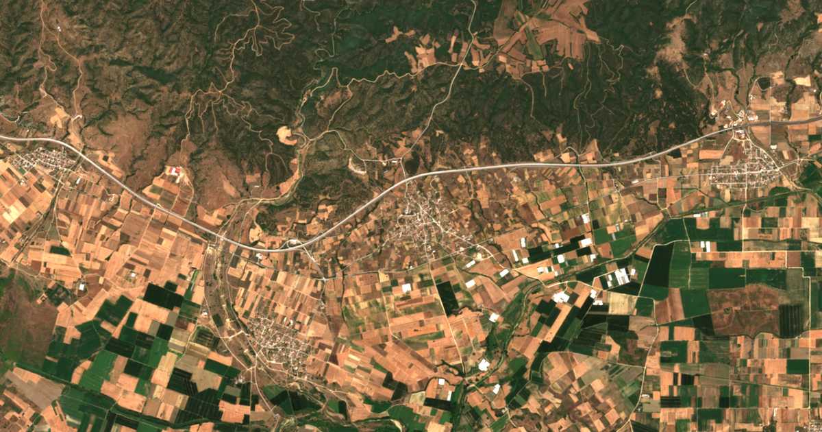 Satellitenkarte von Profítis