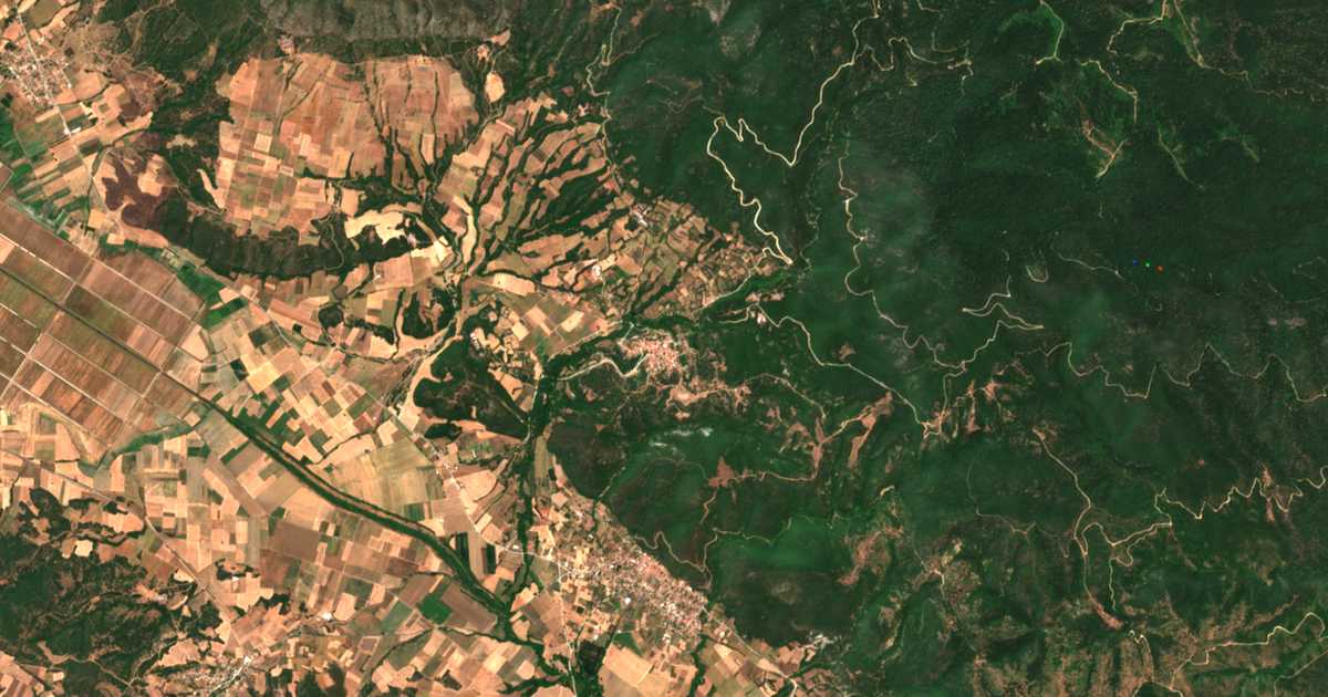 Satellitenkarte von Stefaniná