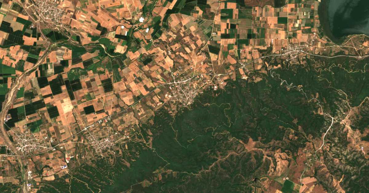 Satellitenkarte von Stívos