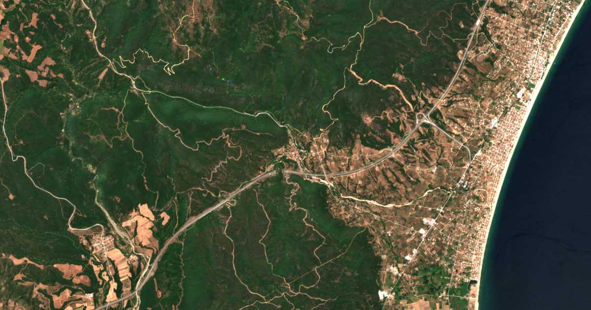 Satellitenkarte von Vrasna
