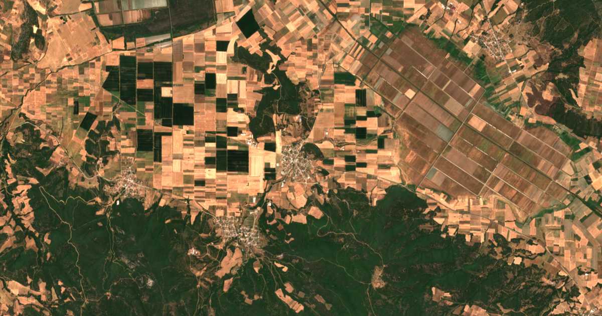 Satellitenkarte von Xiropótamos