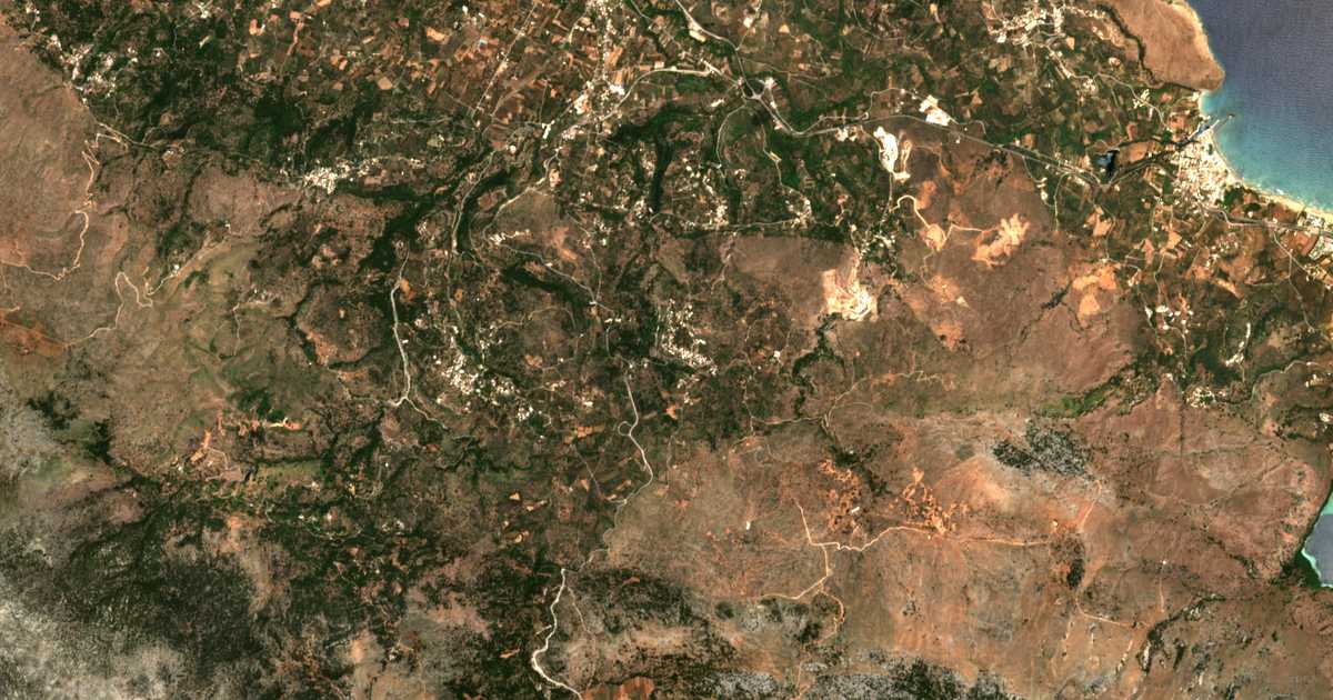 Satellitenkarte von Alikambos