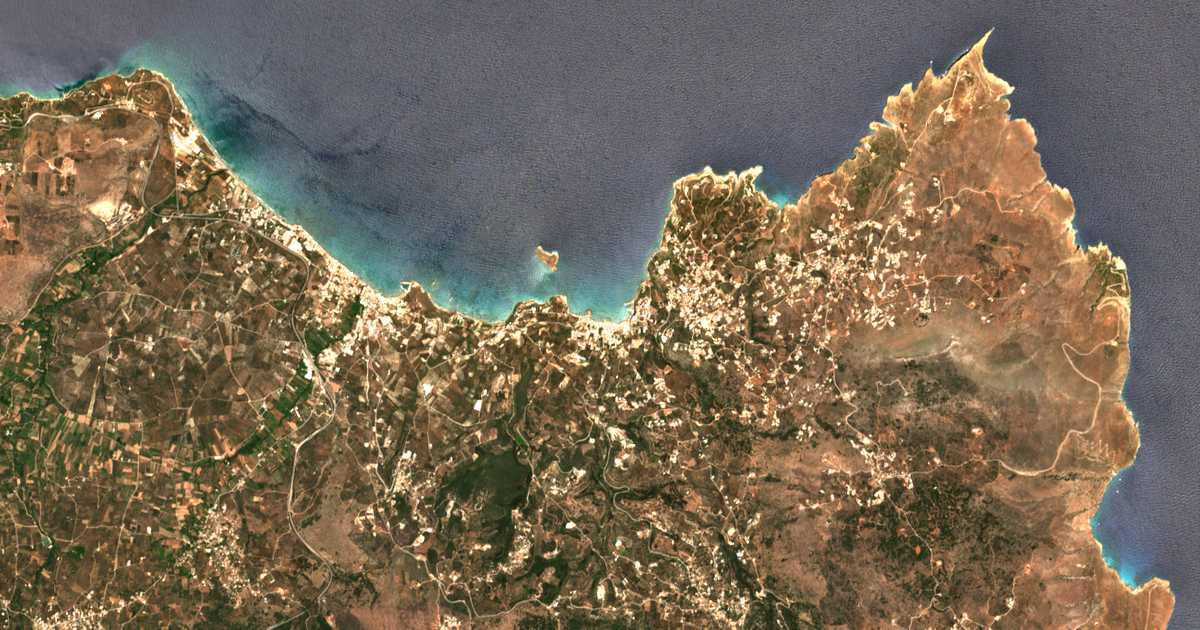 Satellitenkarte von Almyrida