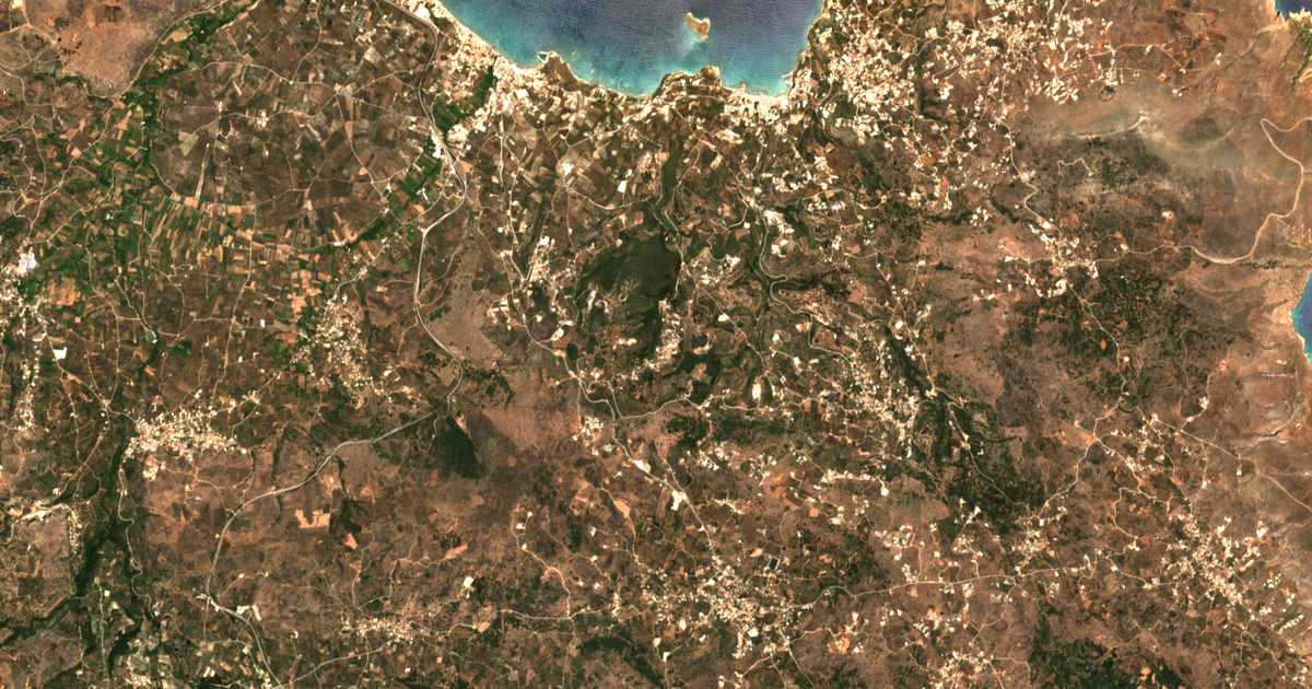 Satellitenkarte von Douliana