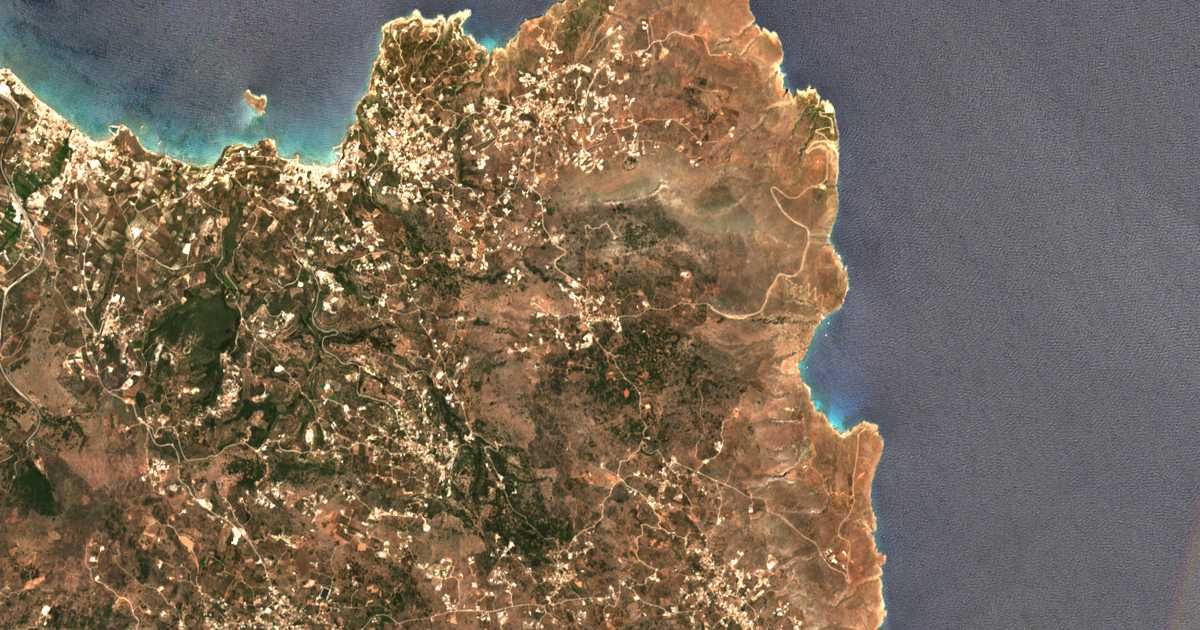 Satellitenkarte von Drapanos