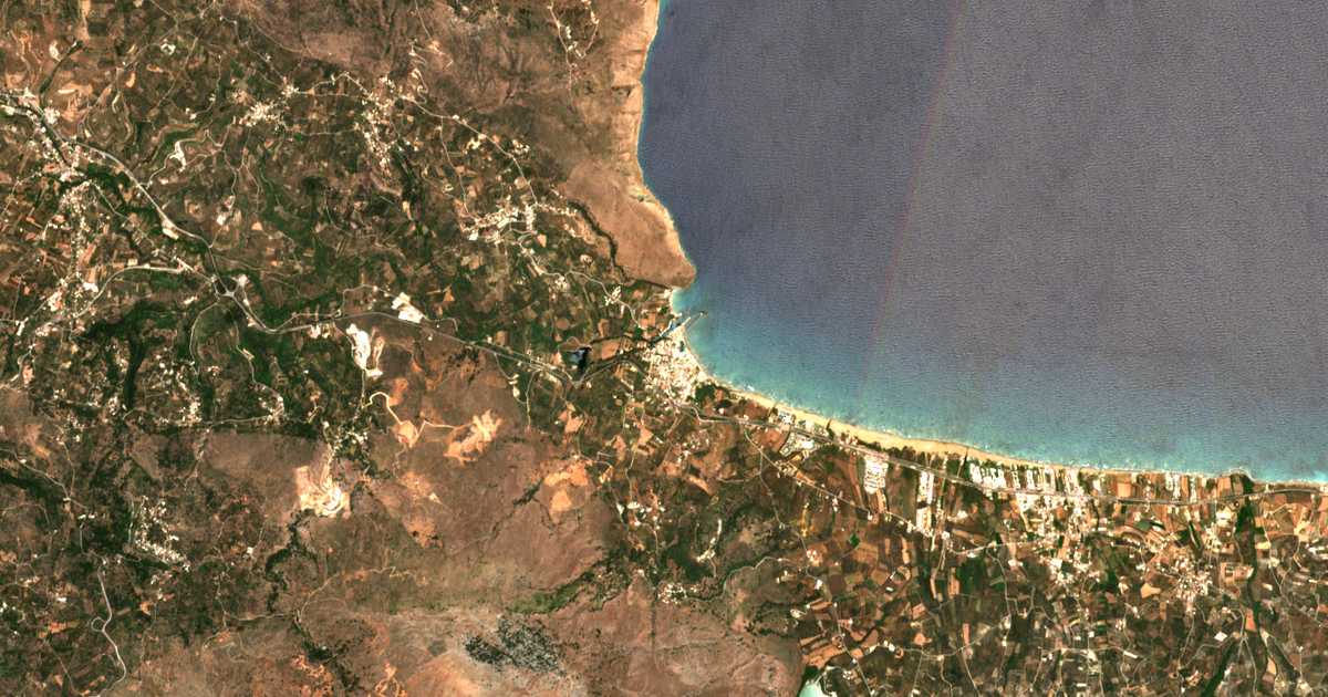 Satellitenkarte von Georgioupoli