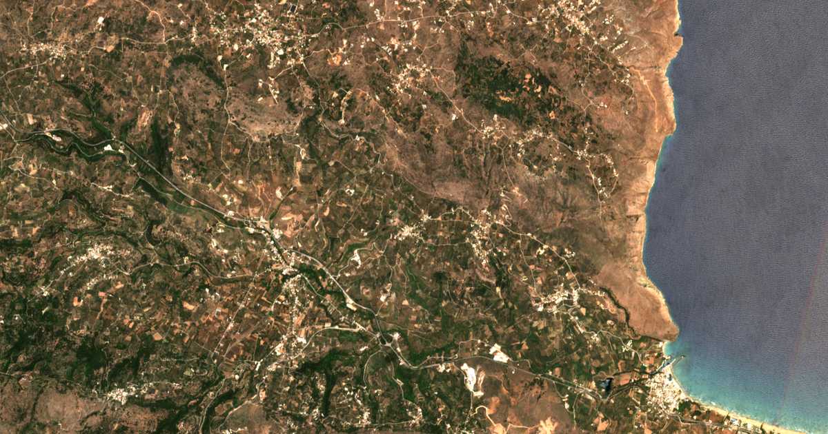 Satellitenkarte von Kalamitsi Alexandrou