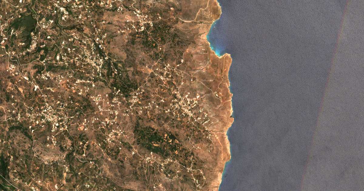 Satellitenkarte von Kefalas